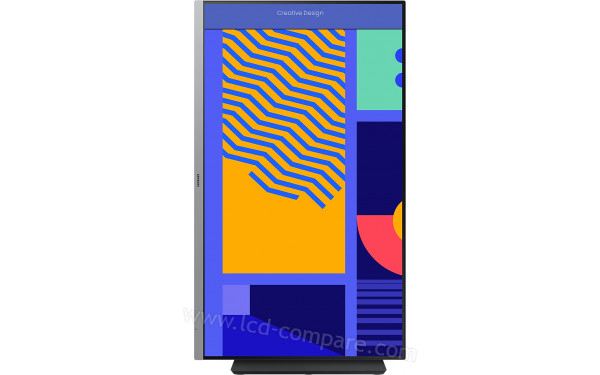 SAMSUNG S27C430GAU - Vue de face en mode portrait