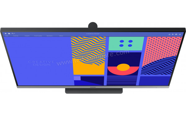 SAMSUNG S27C432GAU - Vue en plong&eacute;e