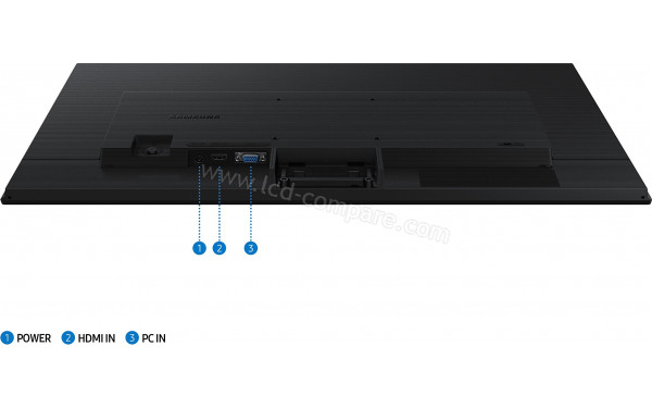 SAMSUNG LS27D300GAUXEN - Connectiques