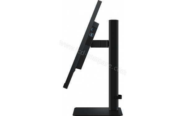 SAMSUNG LS27D602ESUXXE - Vue de profil bascul&eacute; vers l'avant