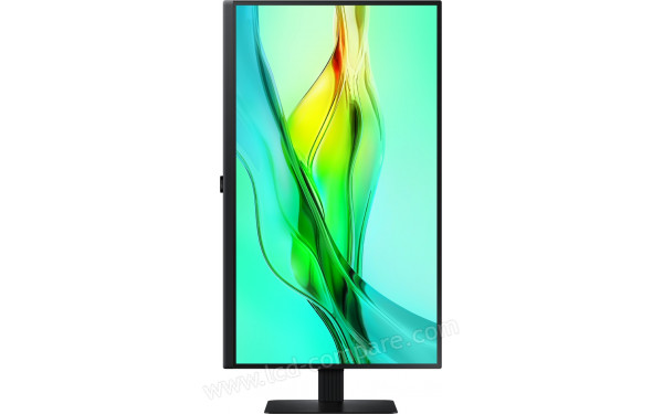 SAMSUNG LS27D602USUXXE - Vue de face en mode portrait