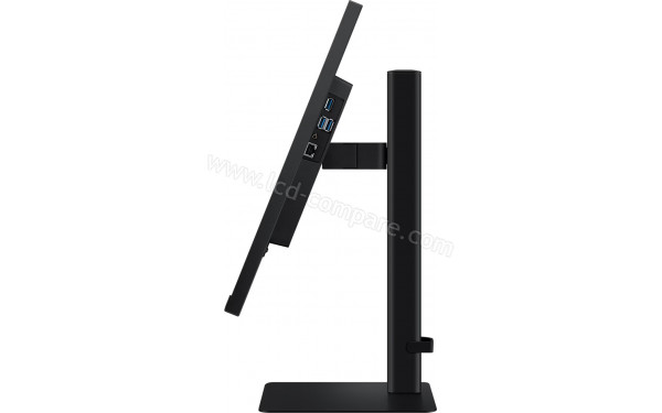 SAMSUNG S27D800EAU - Vue de profil bascul&eacute; vers l'arri&egrave;re
