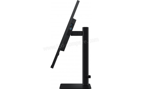 SAMSUNG LS27D804EEUXXE - Vue de profil bascul&eacute; vers l'arri&egrave;re