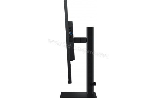 SAMSUNG LS27D804EEUXXE - Vue de profil bascul&eacute; vers l'avant