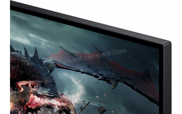 SAMSUNG S27DG500EU - Zoom sur le coin sup&eacute;rieur droit