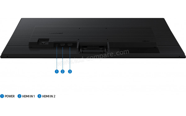 SAMSUNG LS27F320GAUXEN - Connectiques