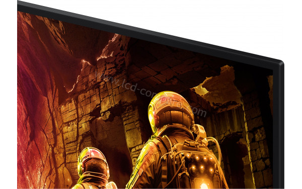 SAMSUNG LS27FG502EUXEN - Zoom sur le coin sup&eacute;rieur droit