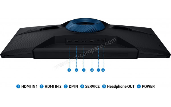 SAMSUNG LS27FG510EUXEN - Connectiques
