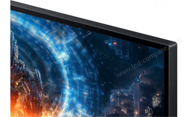 SAMSUNG LS27FG606EUXEN - Zoom sur le coin sup&eacute;rieur droit