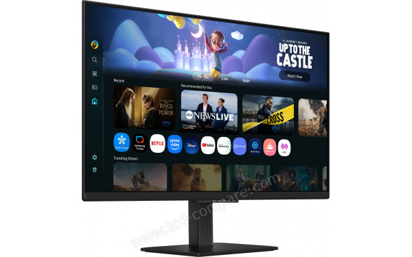 SAMSUNG LS27FM500EUXXU - Vue 3/4 gauche