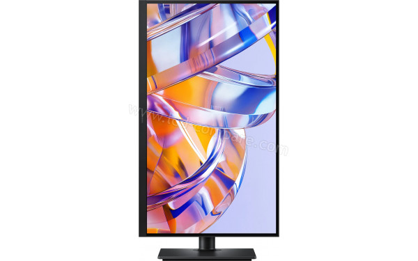 SAMSUNG LS27H804UAUXEN - Vue de face en mode portrait