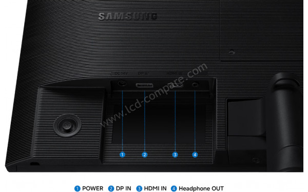 SAMSUNG LS27HG310EUXEN - Connectiques