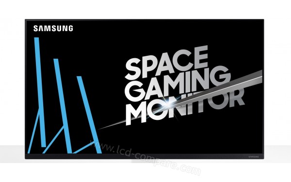 SAMSUNG S27R750Q - Vue de face pos&eacute; sur le bureau