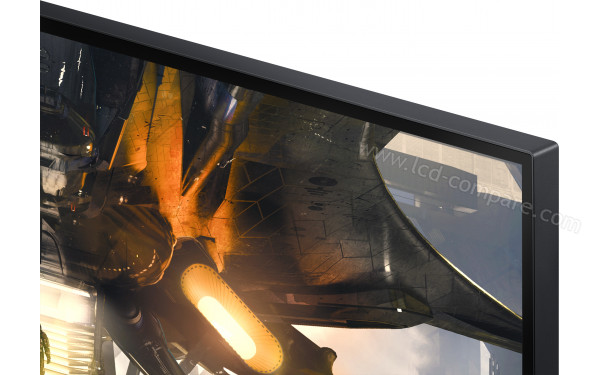 SAMSUNG S32AG500PU - Zoom sur le coin sup&eacute;rieur droit