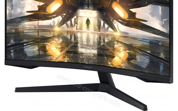 SAMSUNG LS32AG550EPXXU - Zoom sur la partie basse