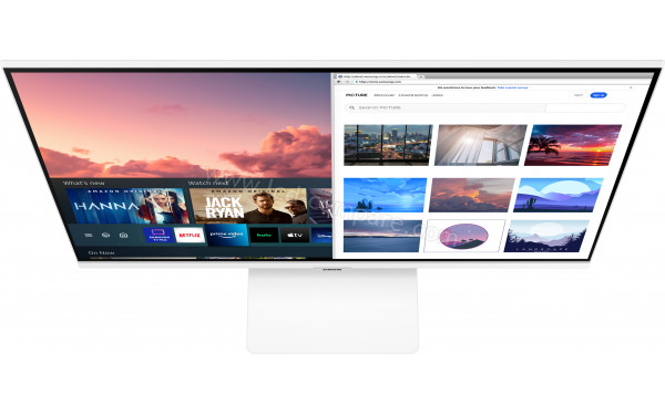 SAMSUNG S32AM703UU - Vue en plong&eacute;e