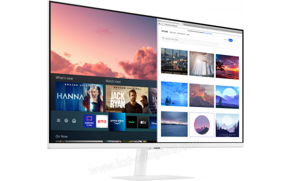 SAMSUNG S32AM703UU - Vue 3/4 gauche