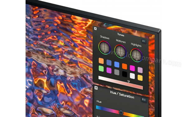 SAMSUNG S32B800PXP - Zoom sur le coin sup&eacute;rieur droit