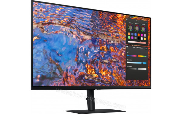 SAMSUNG LS32B800PXPXXU - Vue 3/4 gauche