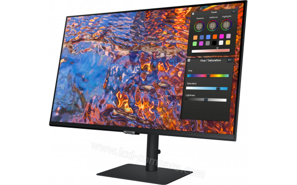 SAMSUNG LS32B800PXPXXU - Vue 3/4 droite