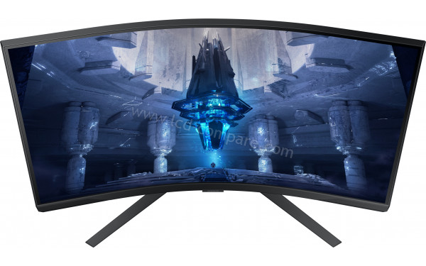 SAMSUNG LS32BG750NUXXU - Vue en plong&eacute;e