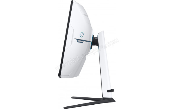 SAMSUNG LS32BG850NUXXU - Vue de profil bascul&eacute; vers l'arri&egrave;re