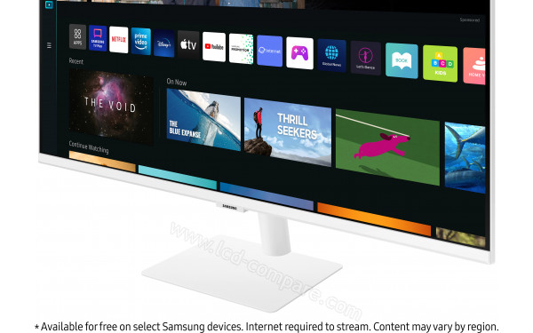 SAMSUNG S32BM501EU - Zoom sur la partie basse