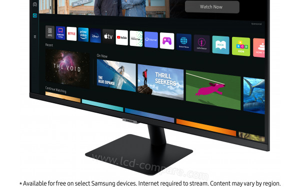 SAMSUNG S32BM502EU - Zoom sur la partie basse