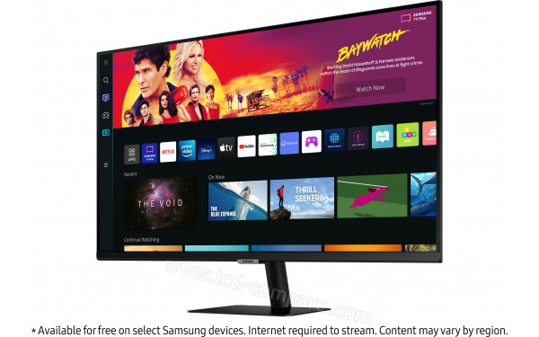 SAMSUNG S32BM700UP - Vue 3/4 droite