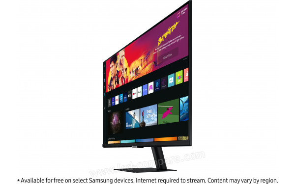 SAMSUNG S32BM700UP - Vue 3/4 droite