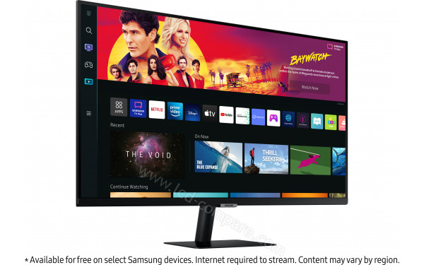 SAMSUNG LS32BM700UPXXU - Vue 3/4 gauche