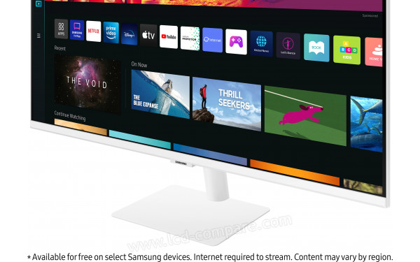 SAMSUNG S32BM701UP - Zoom sur la partie basse