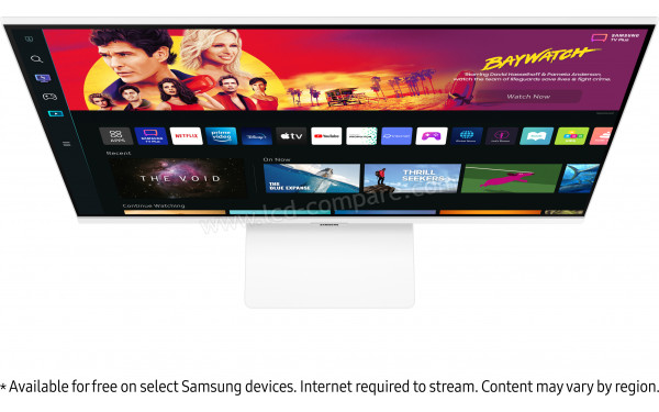 SAMSUNG LS32BM701UPXXU - Vue en plong&eacute;e