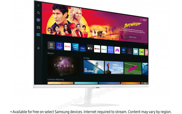 SAMSUNG S32BM701UU - Vue 3/4 gauche