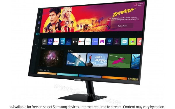 SAMSUNG S32BM702UU - Vue 3/4 droite