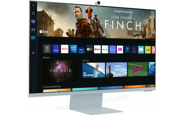 SAMSUNG S32BM80BUU - Vue 3/4 gauche