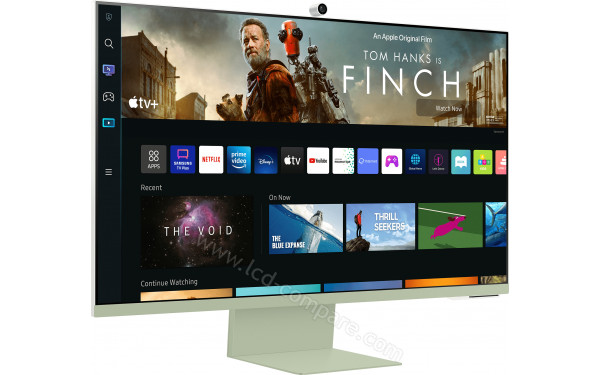 SAMSUNG S32BM80GUU - Vue 3/4 gauche