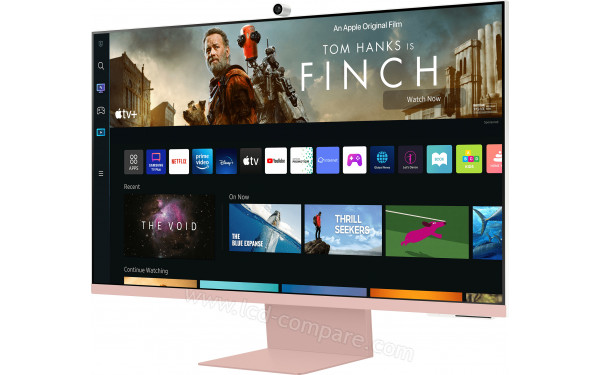 SAMSUNG S32BM80PUU - Vue 3/4 droite