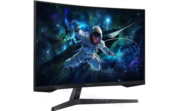 SAMSUNG S32CG554EU - Vue 3/4 gauche