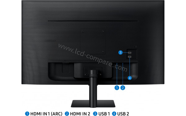 SAMSUNG LS32CM500EUXDU - Vue de l'arri&egrave;re