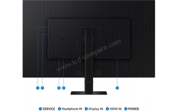 SAMSUNG LS32D702EBUXEN - Vue de l'arri&egrave;re