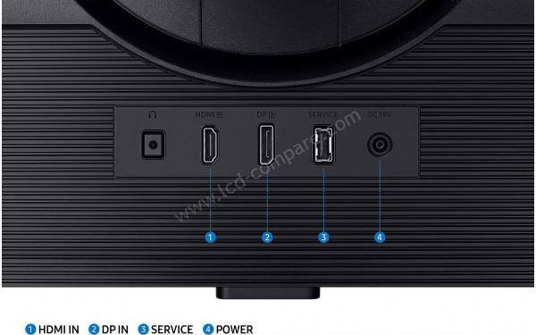 SAMSUNG S32DG500EU - Connectiques