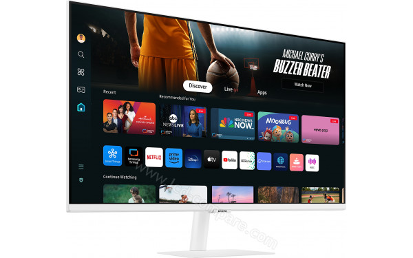 SAMSUNG LS32DM703UUXDU - Vue 3/4 gauche