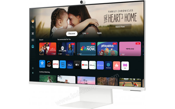 SAMSUNG LS32DM801UUXDU - Vue 3/4 droite