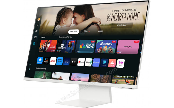 SAMSUNG LS32DM801UUXEN - Vue 3/4 droite