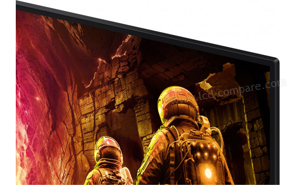 SAMSUNG LS32FG502EUXEN - Zoom sur le coin sup&eacute;rieur droit