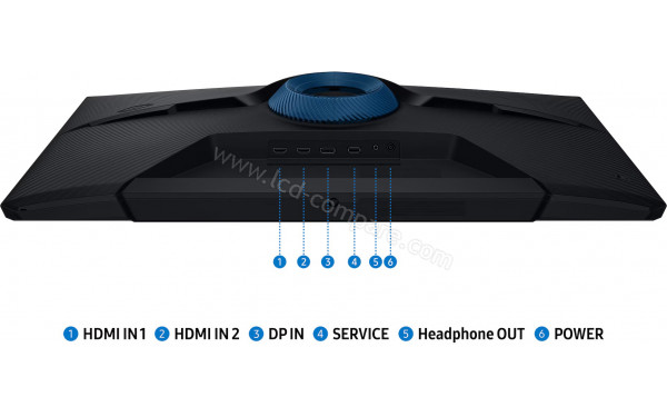 SAMSUNG LS32FG512EUXEN - Connectiques