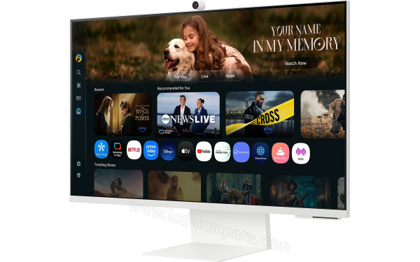 SAMSUNG LS32FM801UUXXU - Vue 3/4 droite