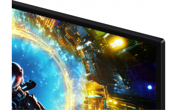 SAMSUNG LS32HG732SUXEN - Zoom sur le coin sup&eacute;rieur droit
