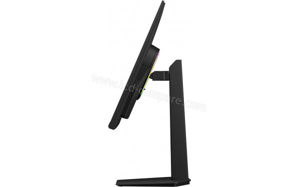 SAMSUNG LS32HG806ESXEN - Vue de profil bascul&eacute; vers l'arri&egrave;re